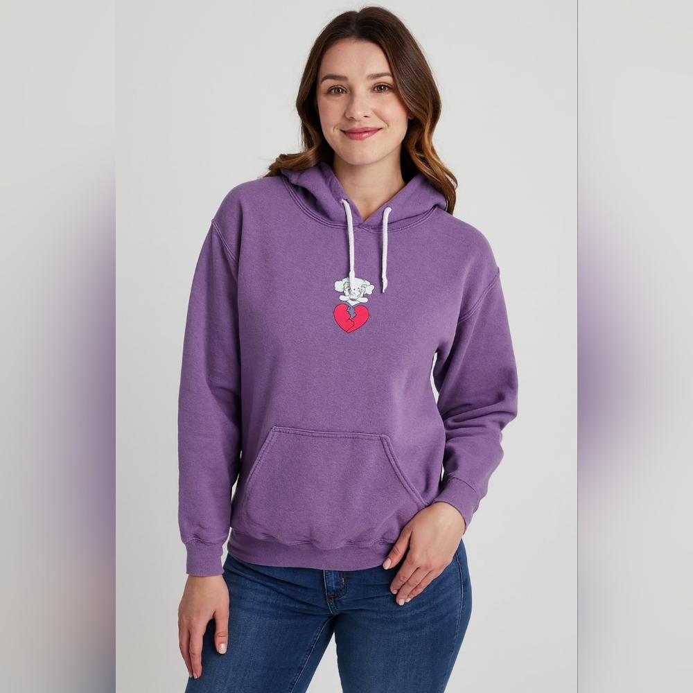 Obey Worldwide Purple Hoodie Sweatshirt Size M Streetwear Pullover Graphic